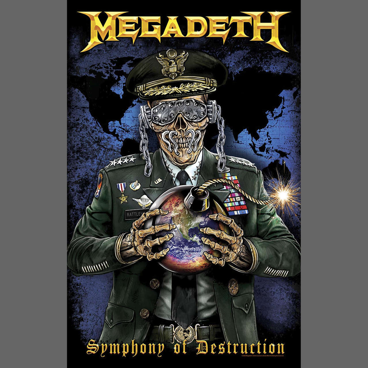 Megadeth - Symphony of Destruction (Textile Poster)