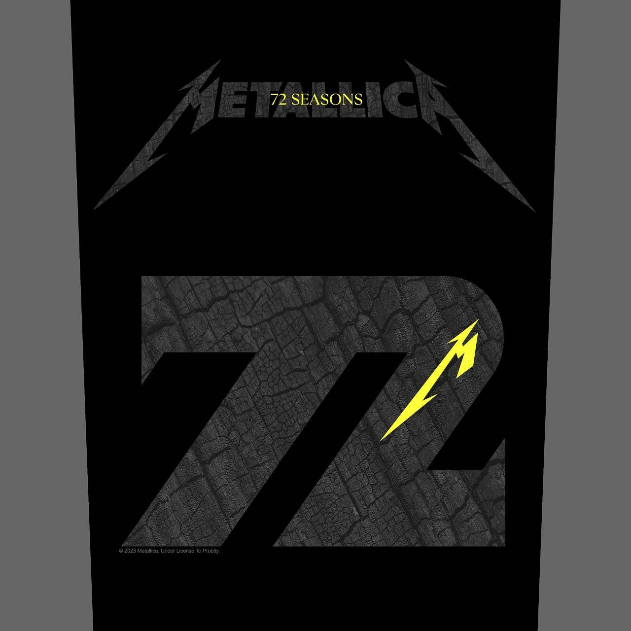 Metallica - 72 Seasons (Charred) (Backpatch)