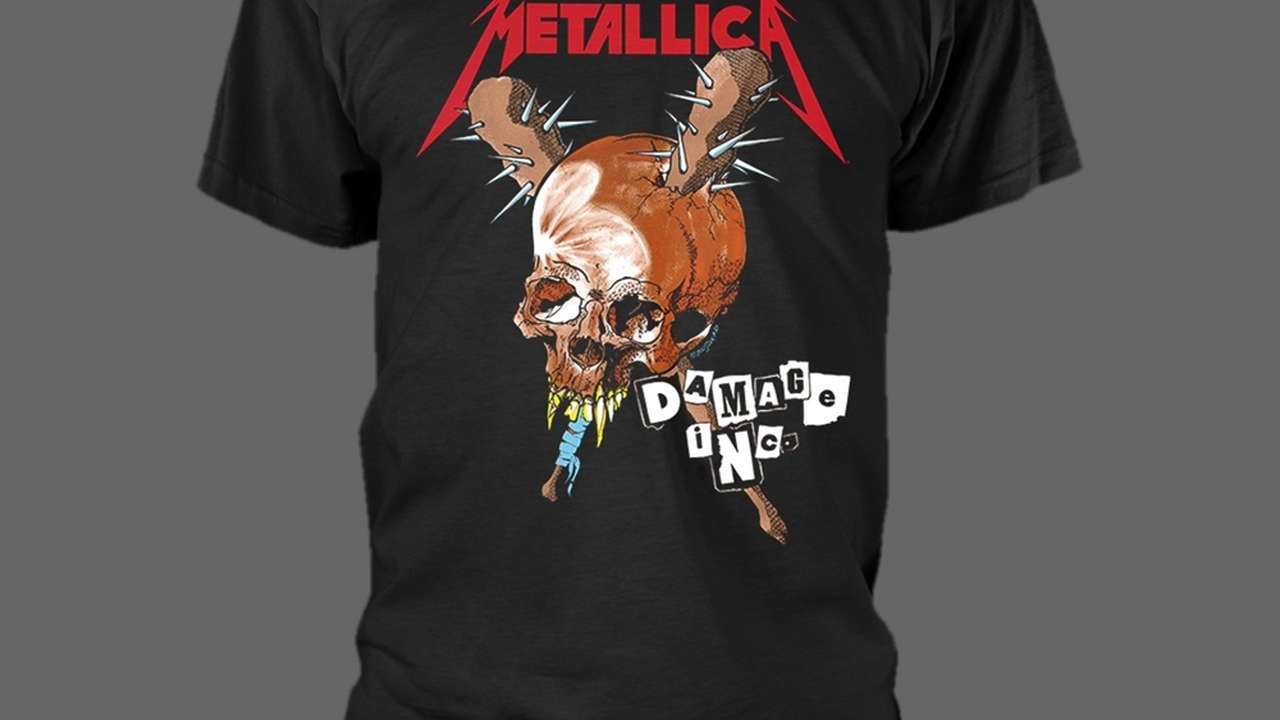 Rock Off Metallica Inamorata T-Shirt Officiel - T-Shirt Noir Unisexe En Coton Doux
