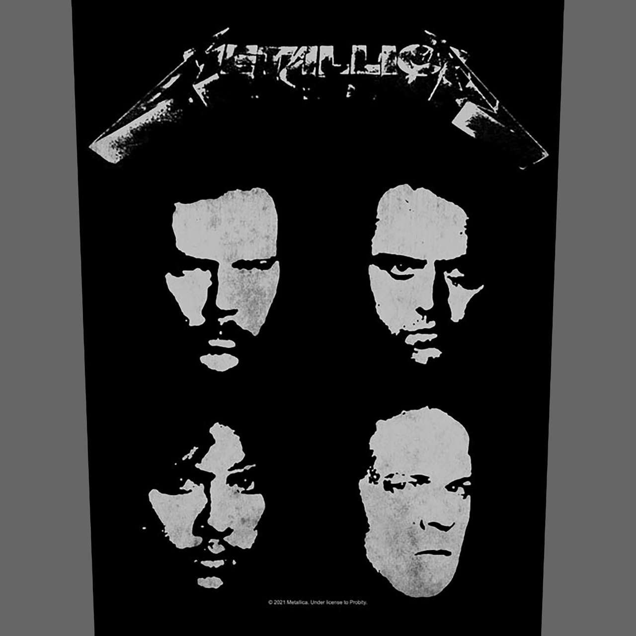Metallica - Metallica (The Black Album) (Faces) (Backpatch)