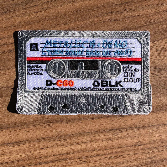 Metallica - No Life 'til Leather Cassette (Embroidered Patch)