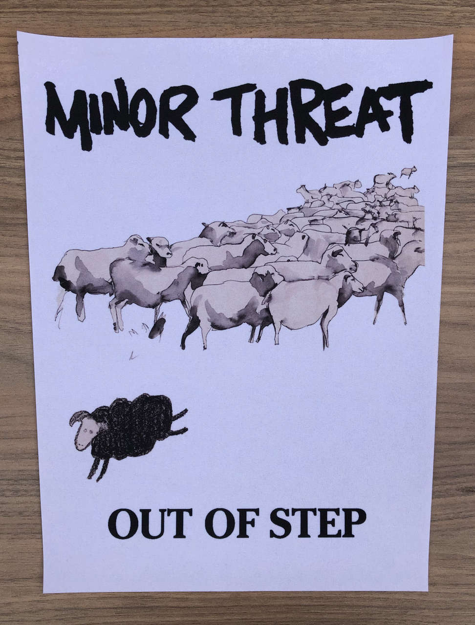 Minor Threat - Out of Step (Backpatch)