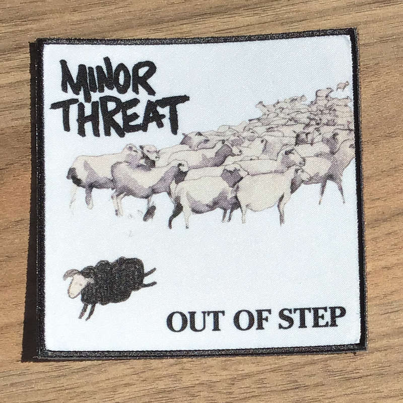 Minor Threat - Out of Step (Printed Patch)