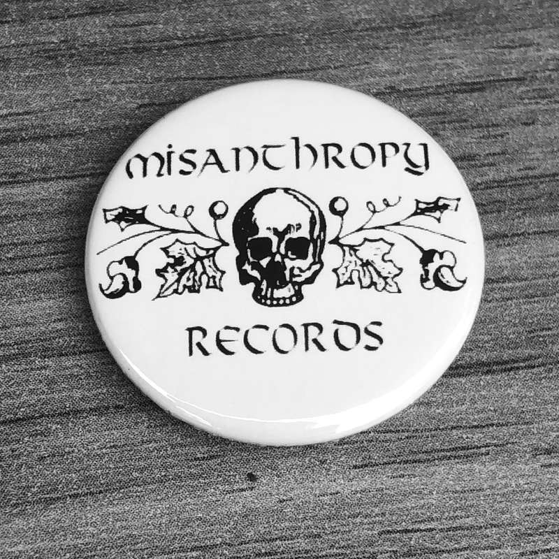 Misanthropy Records Black Logo (Badge)