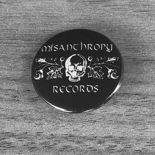 Misanthropy Records White Logo (Badge)