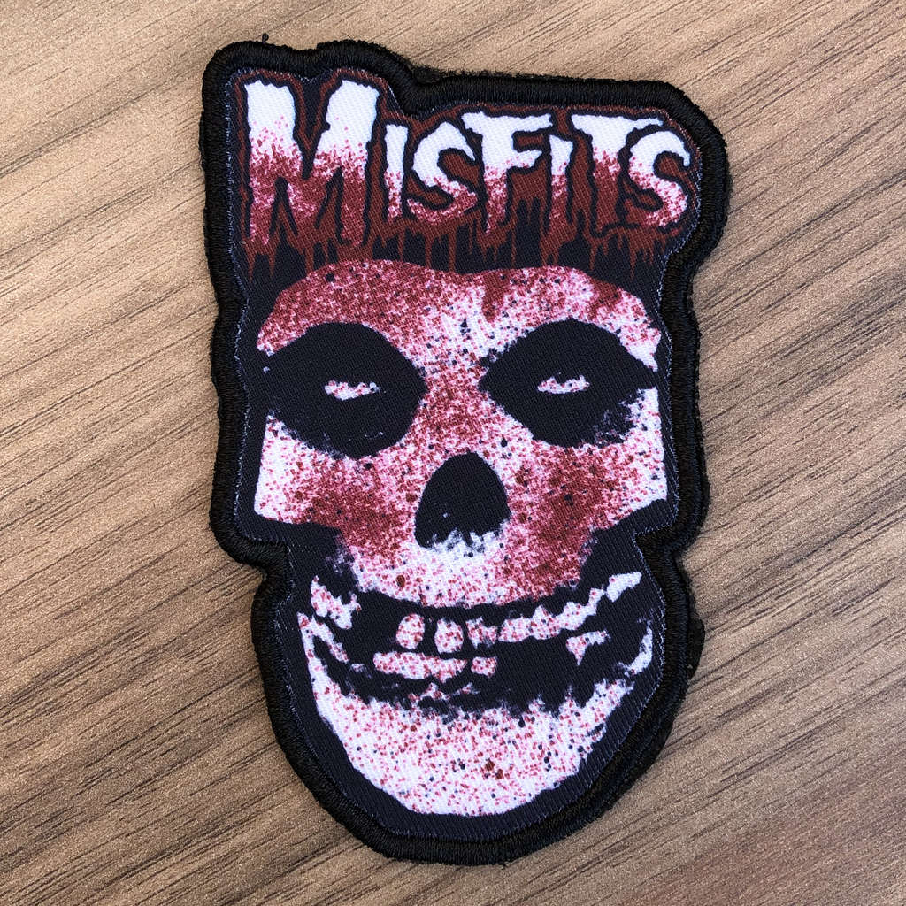 Misfits - Blood Drip Logo & Fiend (Printed Patch)