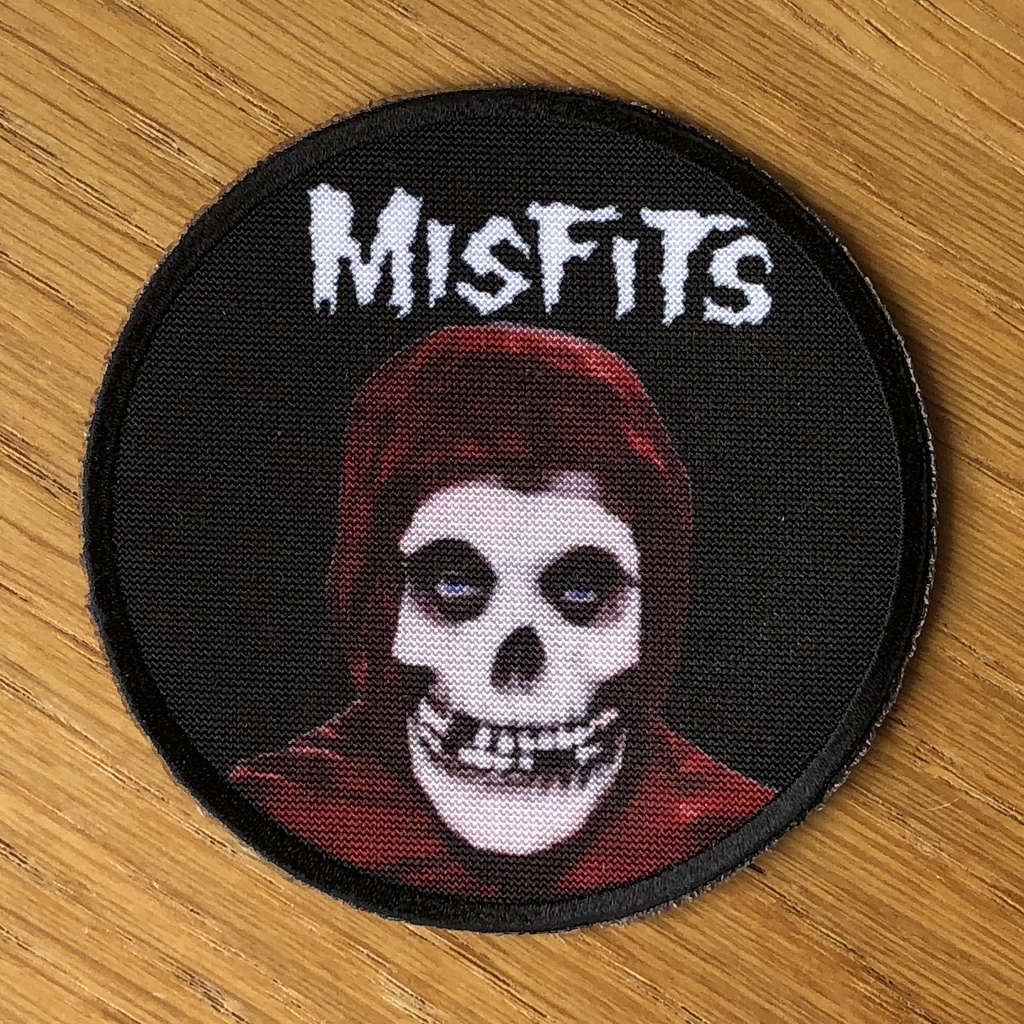 Misfits - Logo & Fiend (Circle) (Printed Patch)
