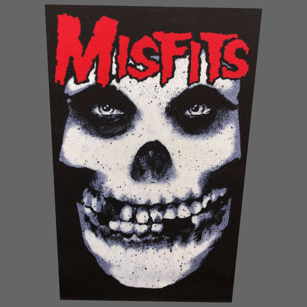 Misfits - Red Logo & Fiend (Backpatch)