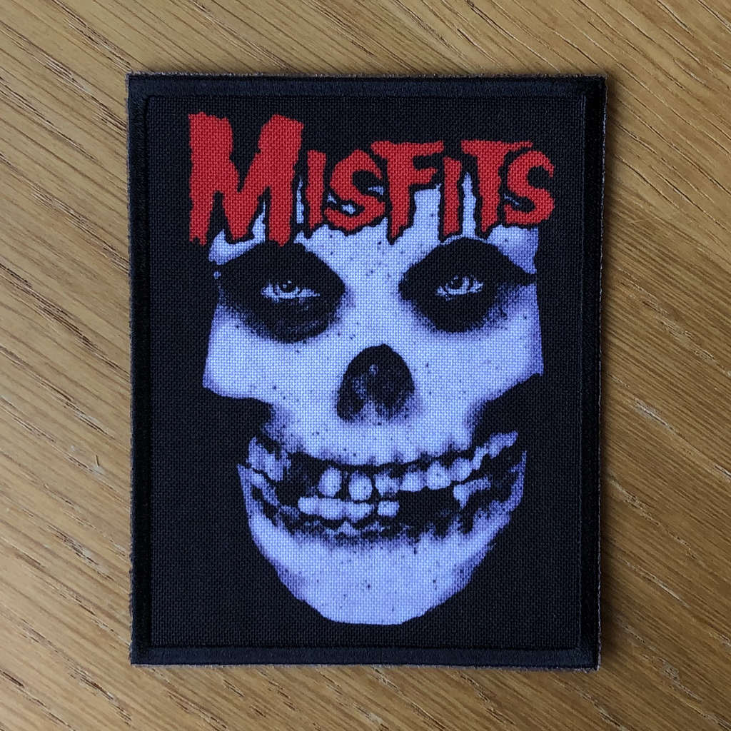 Misfits - Red Logo & Fiend (Printed Patch)