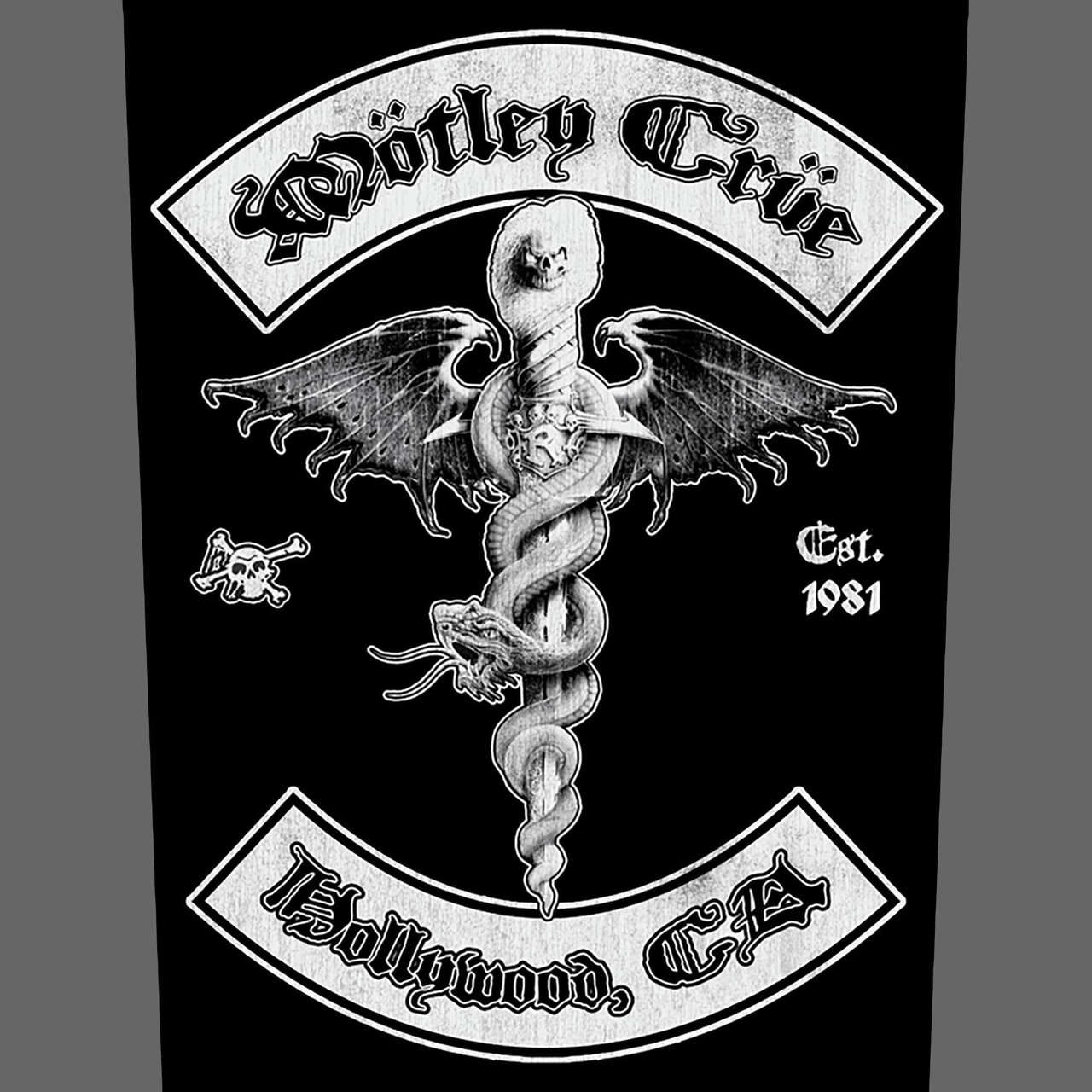 Motley Crue - Est 1981 Hollywood, CA (Backpatch)