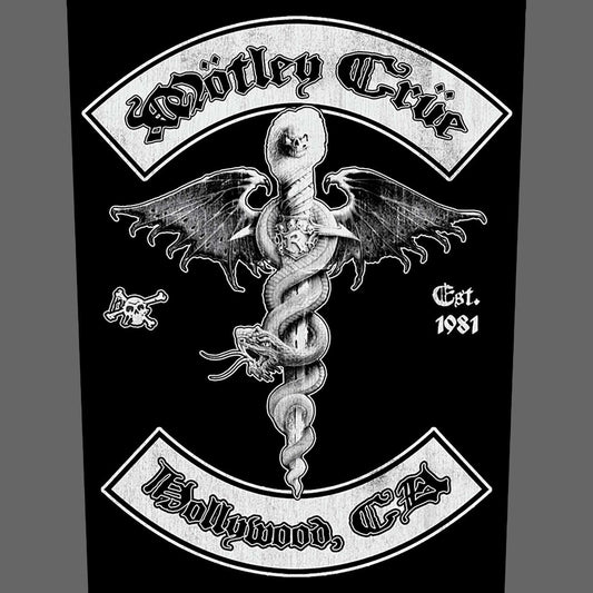 Motley Crue - Est 1981 Hollywood, CA (Backpatch)