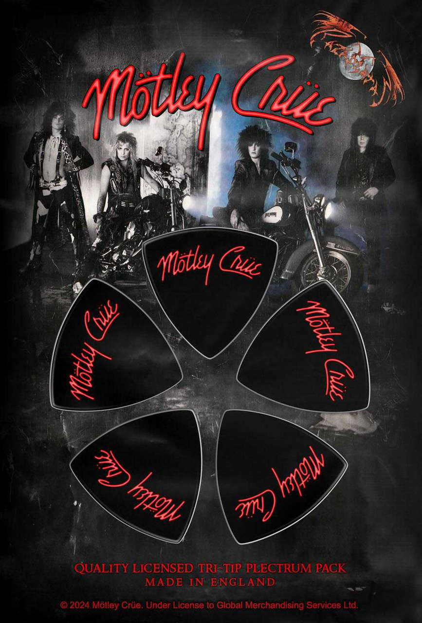 Motley Crue - Logo (Tri-Tip) (Plectrum Pack)