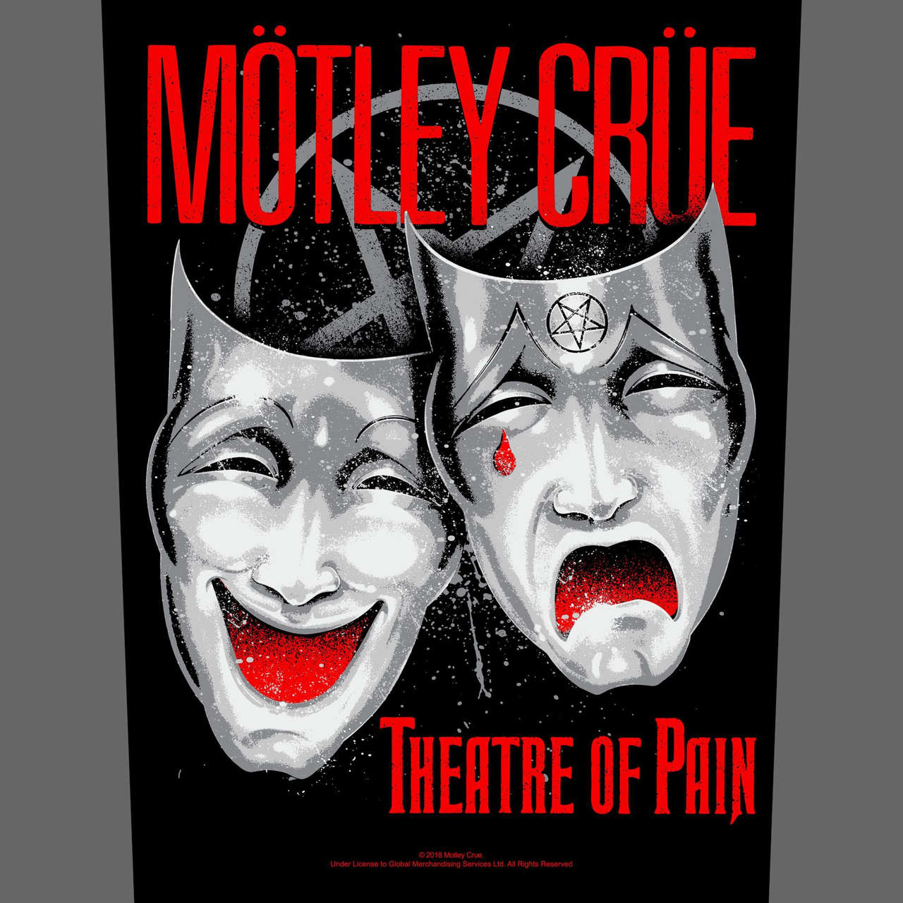 Motley Crue - Theatre of Pain (Backpatch)