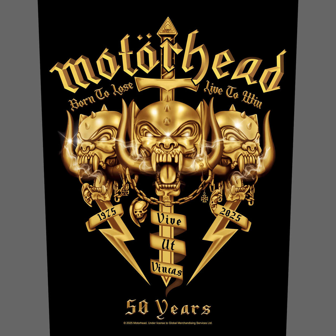 Motorhead - 50 Years (Core) (Backpatch)