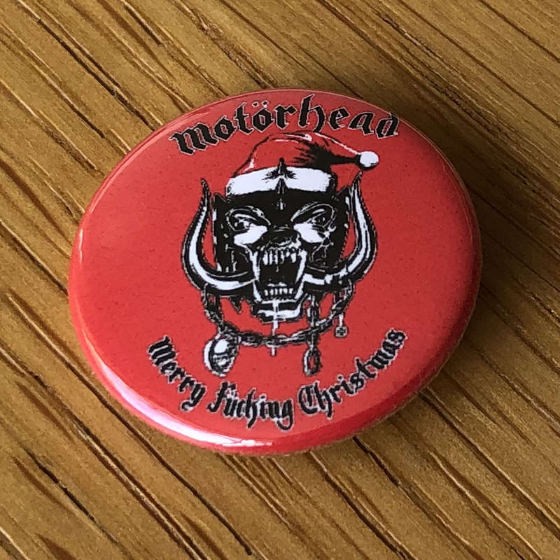 Motorhead - Merry Fucking Christmas (Red) (Badge)