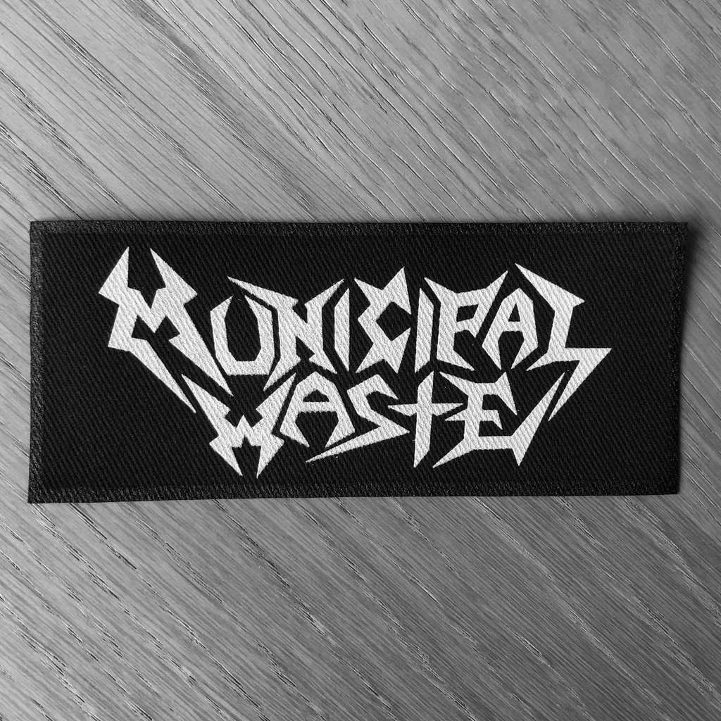Municipal Waste - White Logo (Printed Patch)