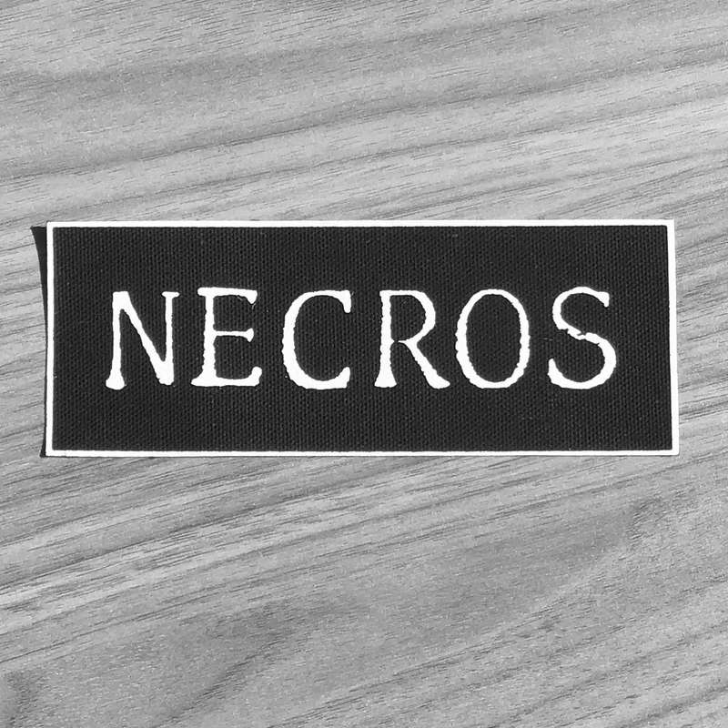 Necros - White Logo (Printed Patch)