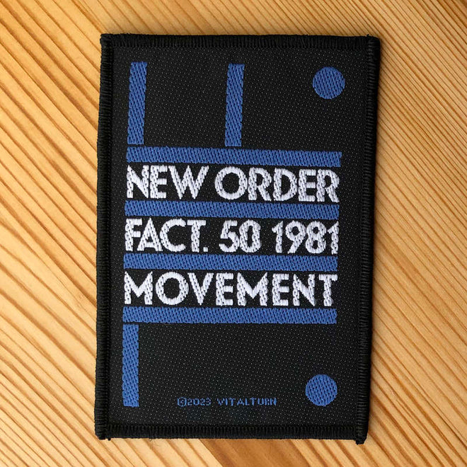 New Order - Movement (Woven Patch)