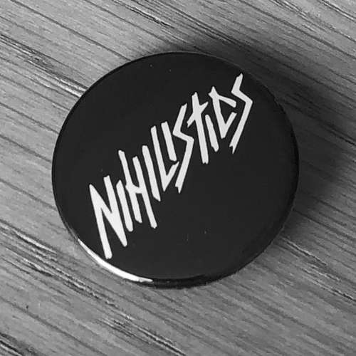 Nihilistics - White Logo (Badge)