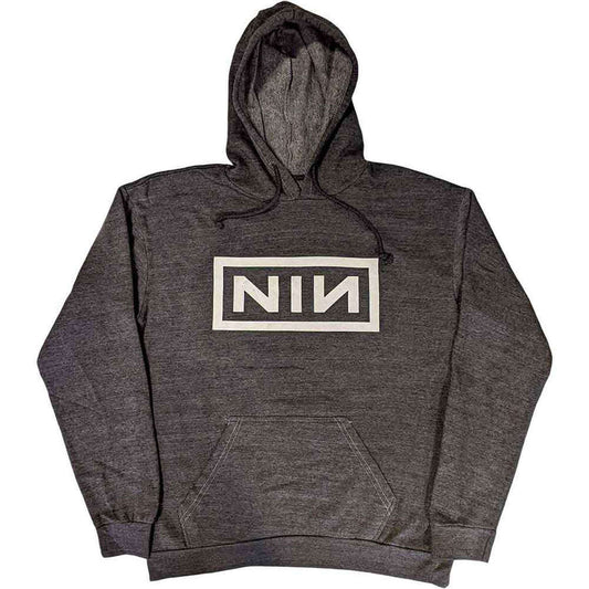 Nine Inch Nails - White Logo (Charcoal) (Hoodie)