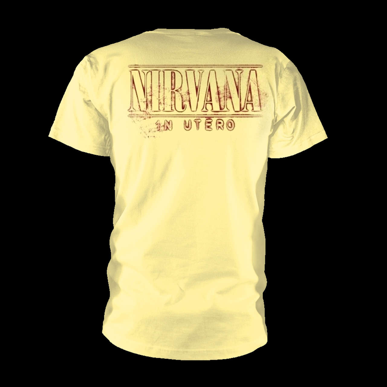 Nirvana - In Utero (Outline) (Yellow) (T-Shirt)