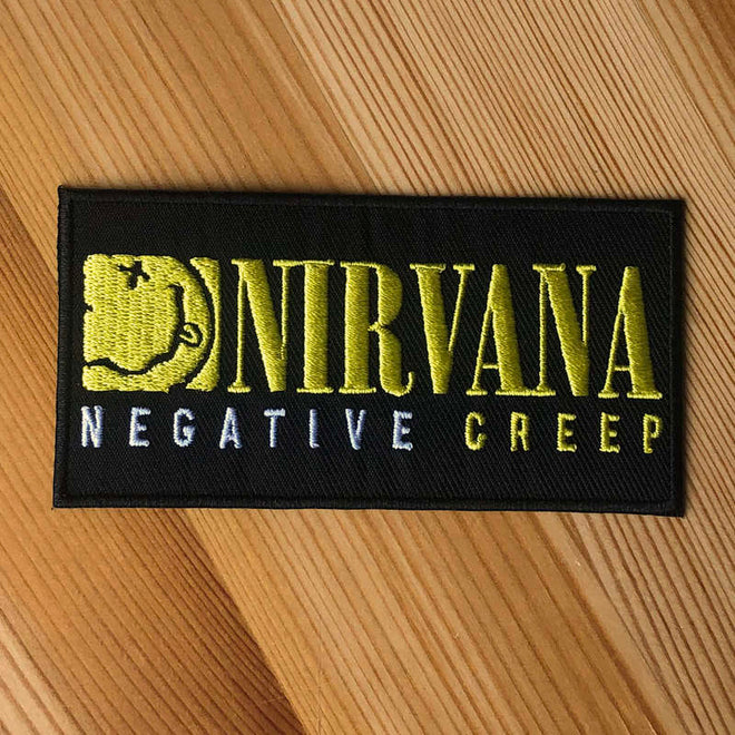 Nirvana - Logo / Negative Creep (Embroidered Patch)