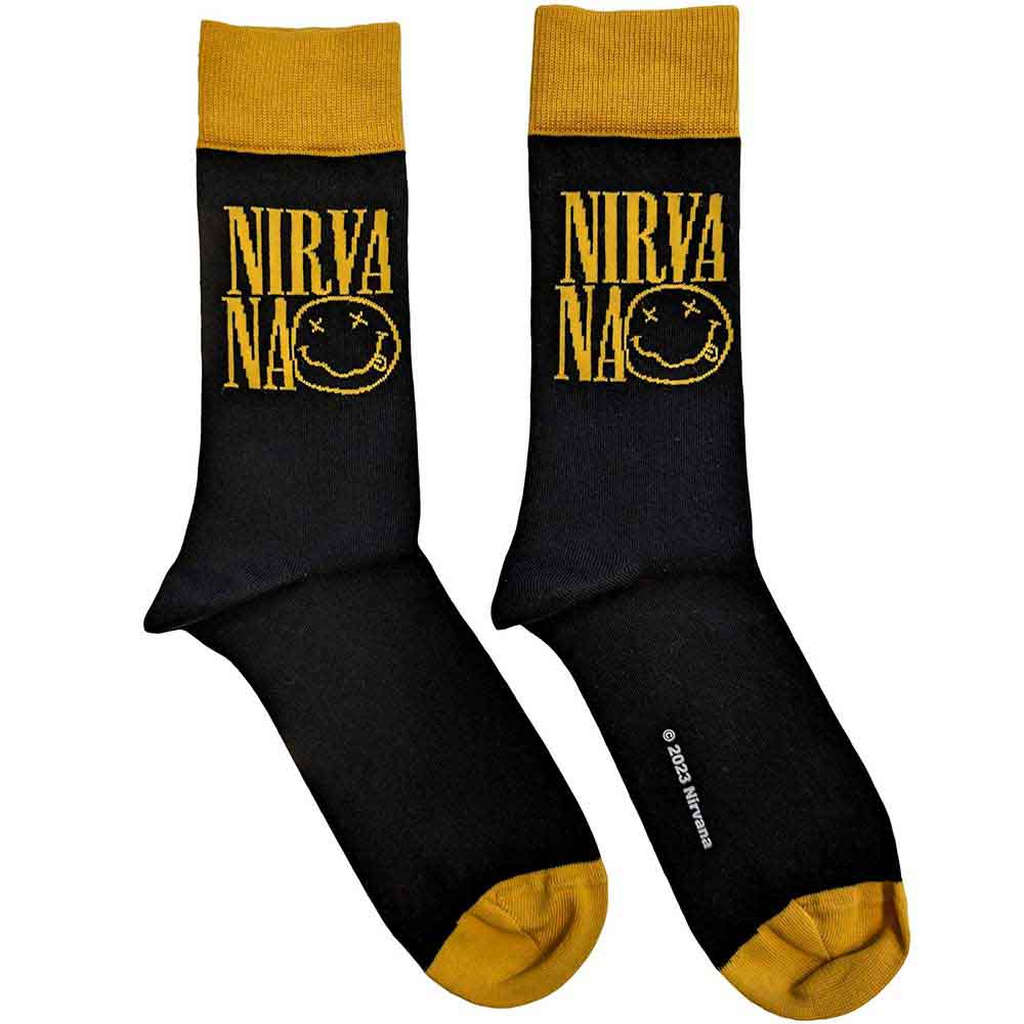 Nirvana - Smiley Face Logo (Socks)