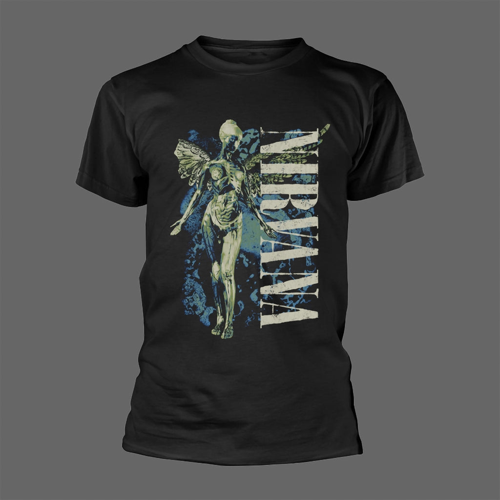 Nirvana - Vertical Logo (T-Shirt)