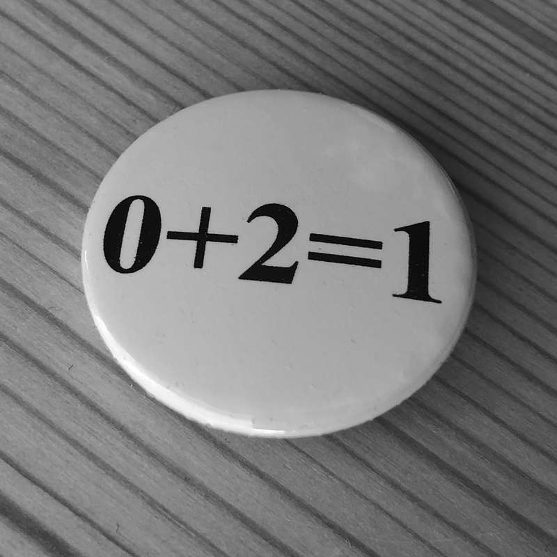 Nomeansno - 0+2=1 (Badge)