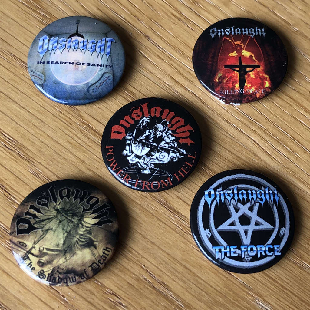 Onslaught - Albums (Badge Pack)