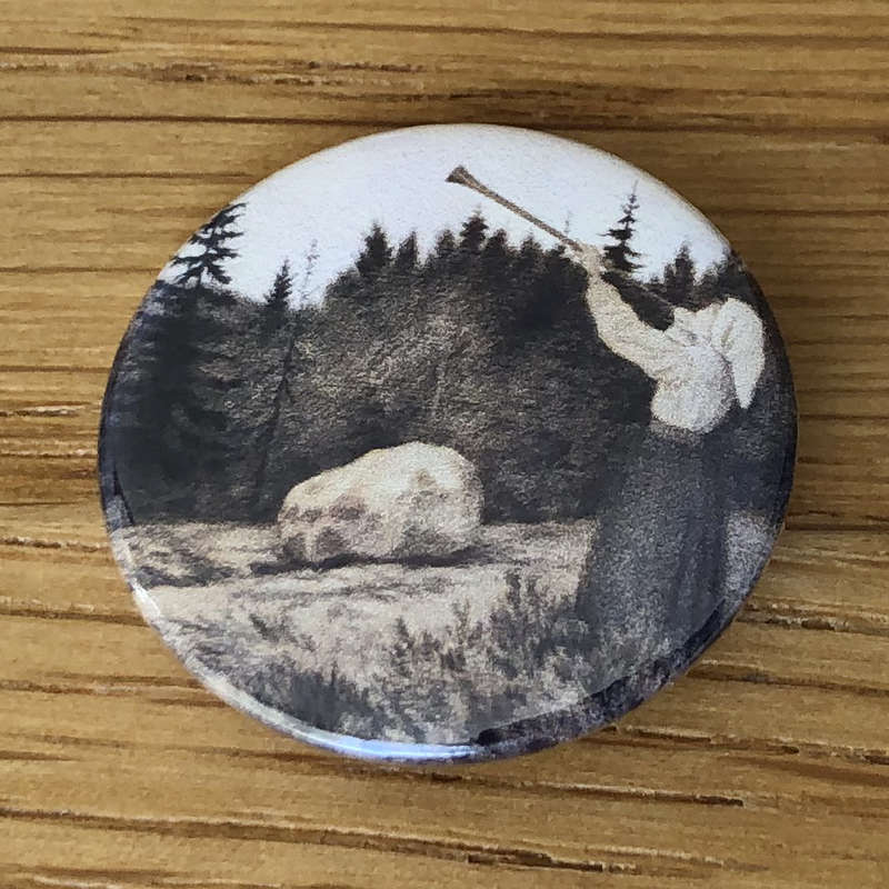 Op under Fjeldet toner en Lur (Badge)
