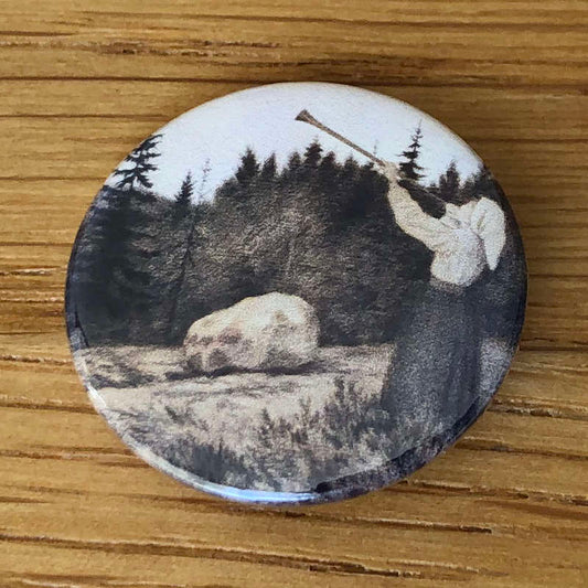 Op under Fjeldet toner en Lur (Badge)