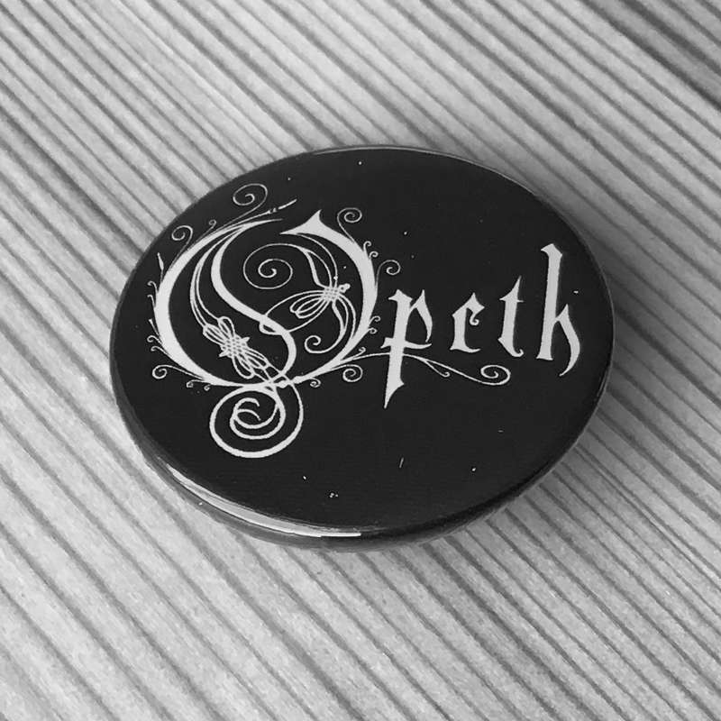 Opeth - White Logo (Badge)