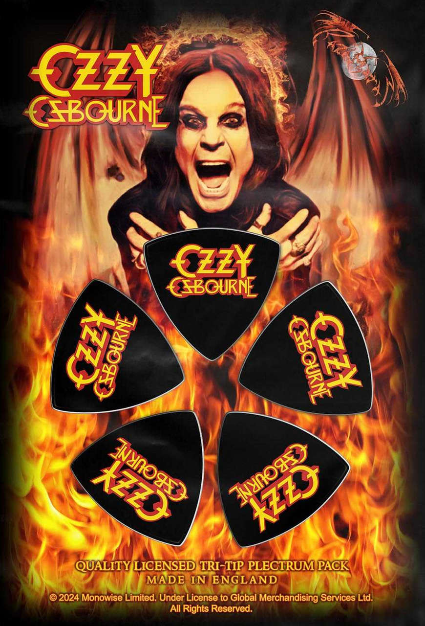 Ozzy Osbourne - Logo (Tri-Tip) (Plectrum Pack)