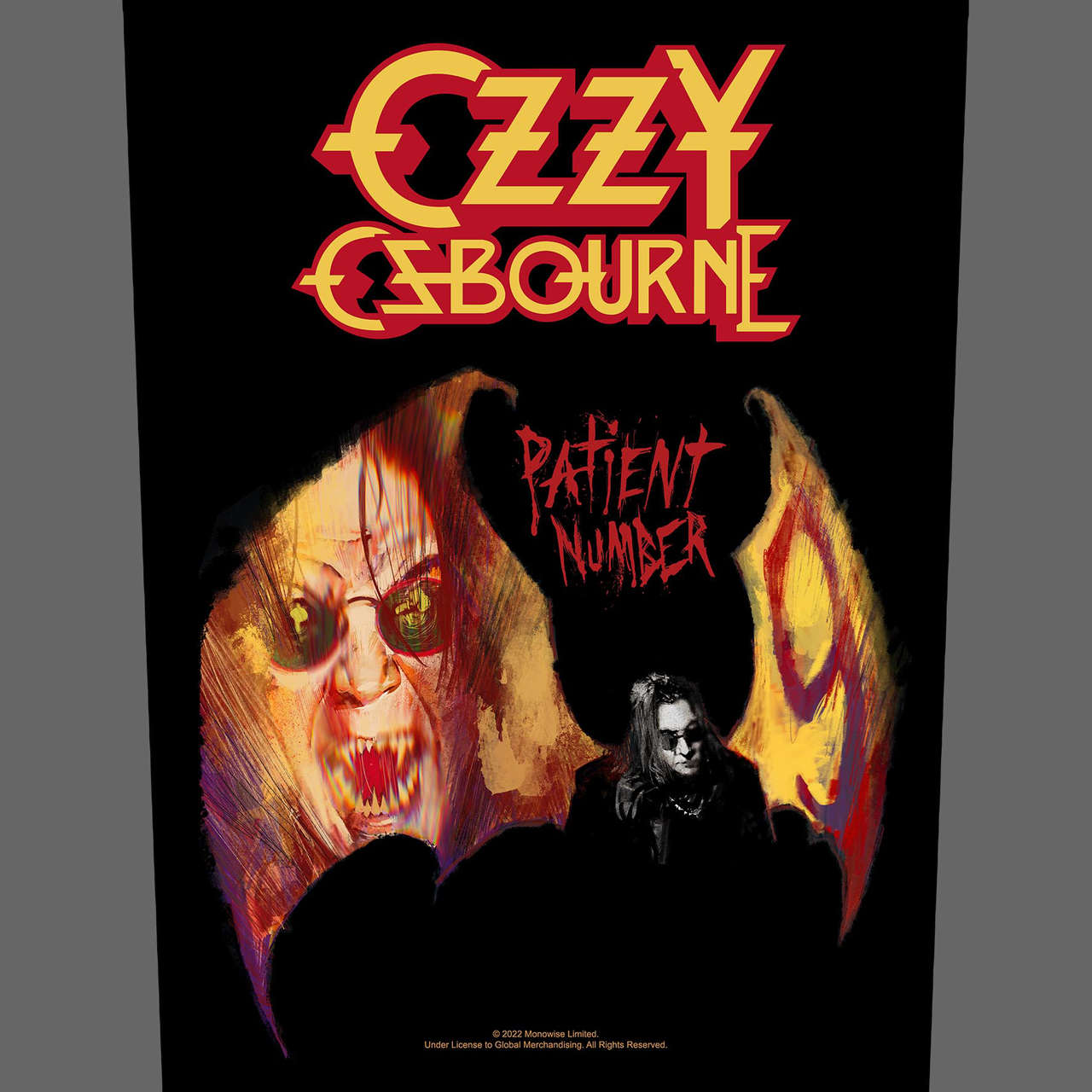 Ozzy Osbourne - Patient Number 9 (Backpatch)