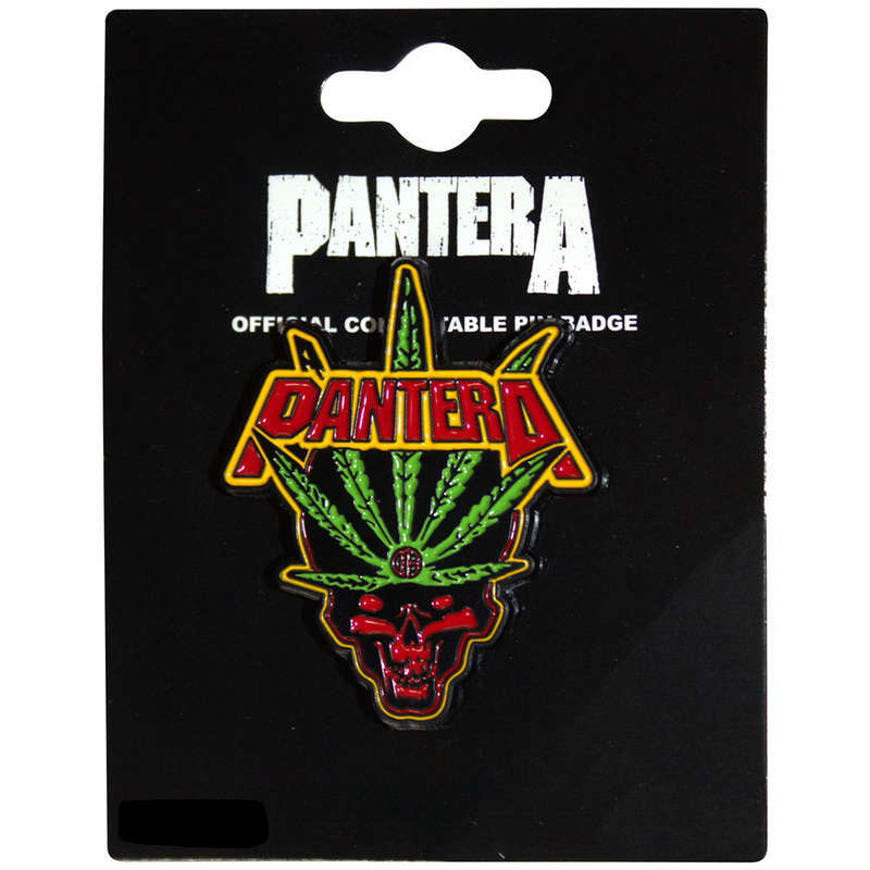 Pantera - Leaf Skull (Metal Pin)