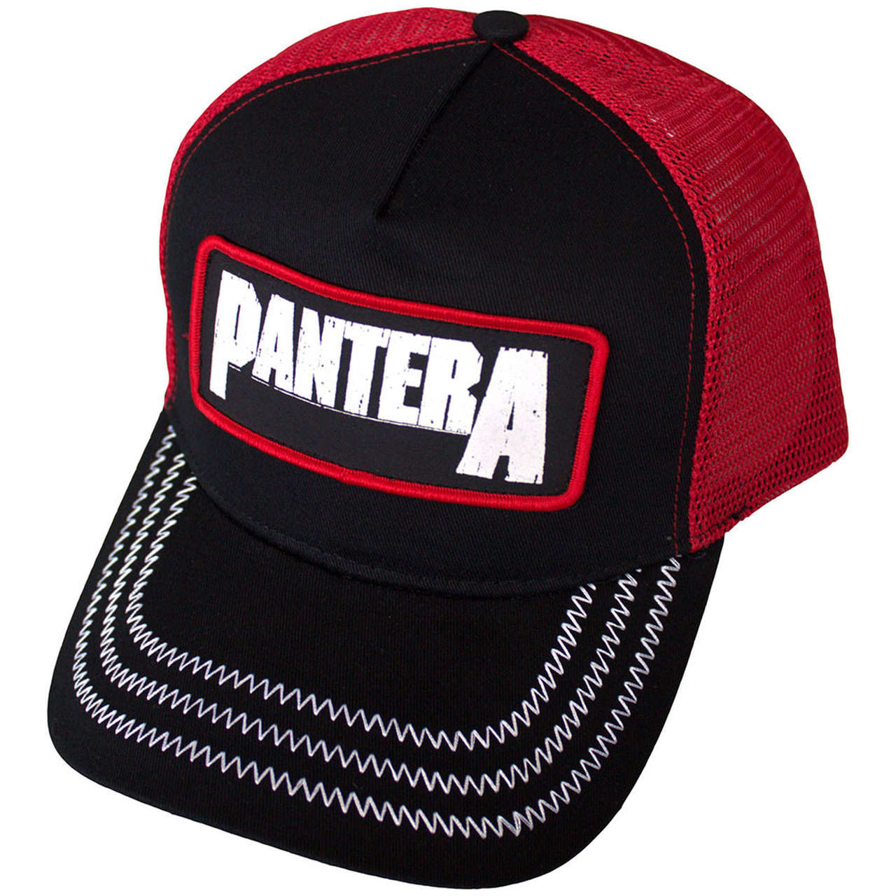 Pantera - Logo (Black & Red) (Cap)
