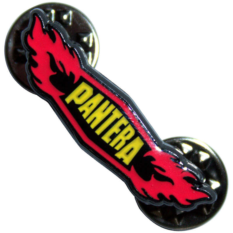 Pantera - Logo & Flames (Metal Pin)