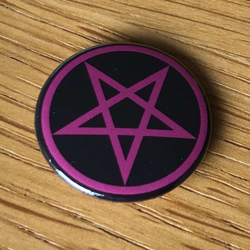 Pentagram (Pink) (Badge)
