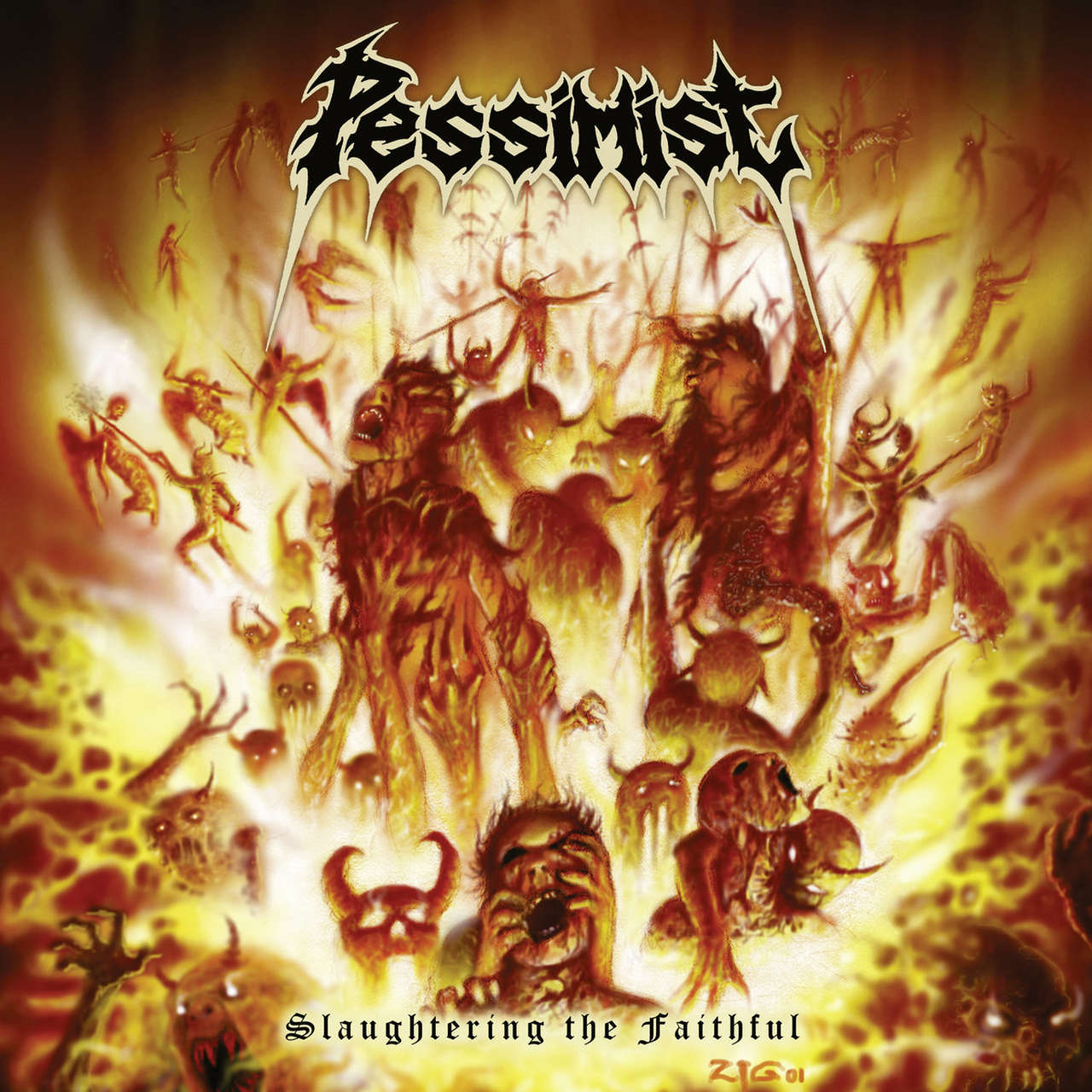 Pessimist - Slaughtering the Faithful (2021 Reissue) (CD)