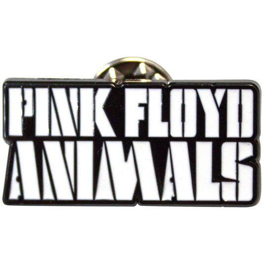 Pink Floyd - White Logo / Animals (Metal Pin)