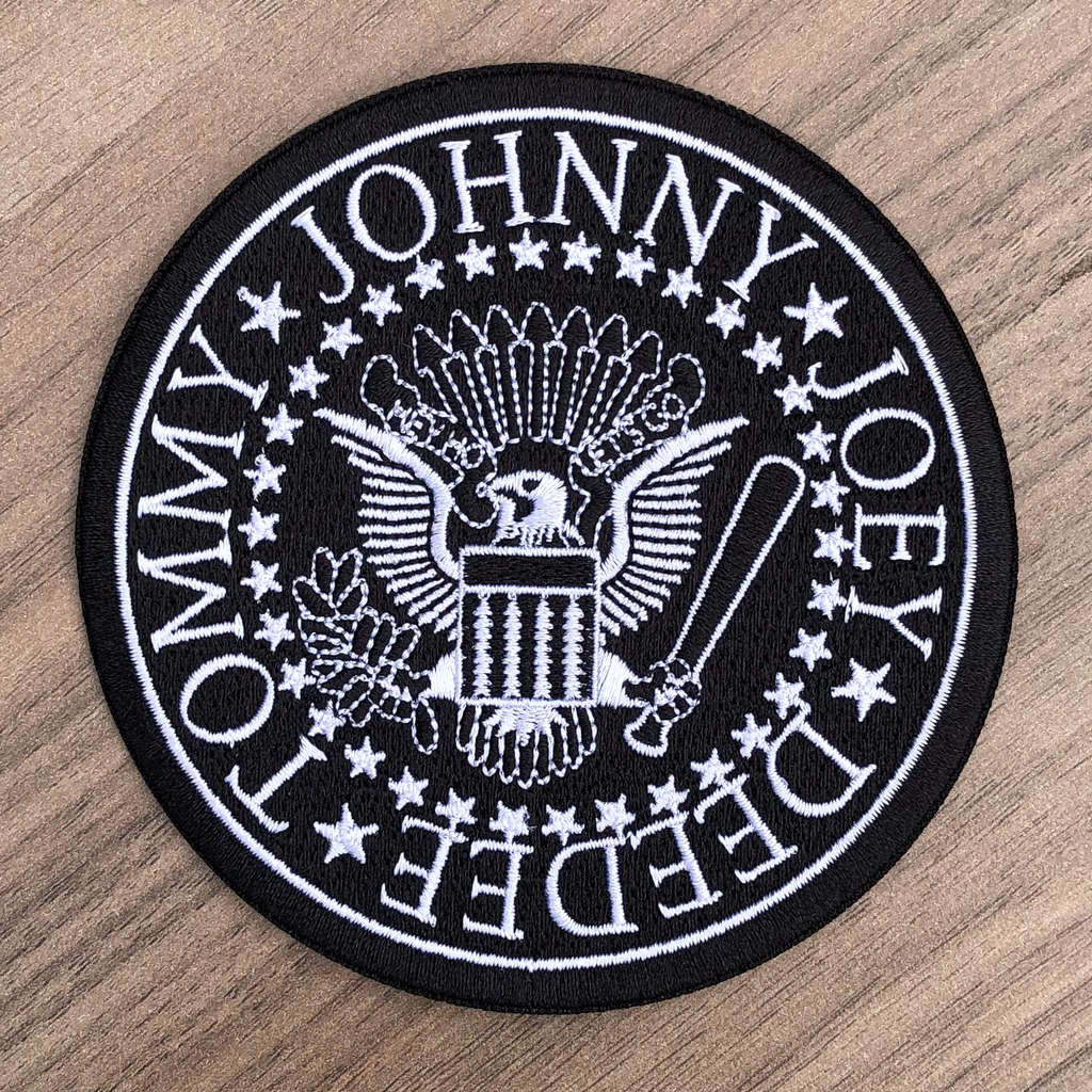 Ramones - Seal (Black) (Embroidered Patch)