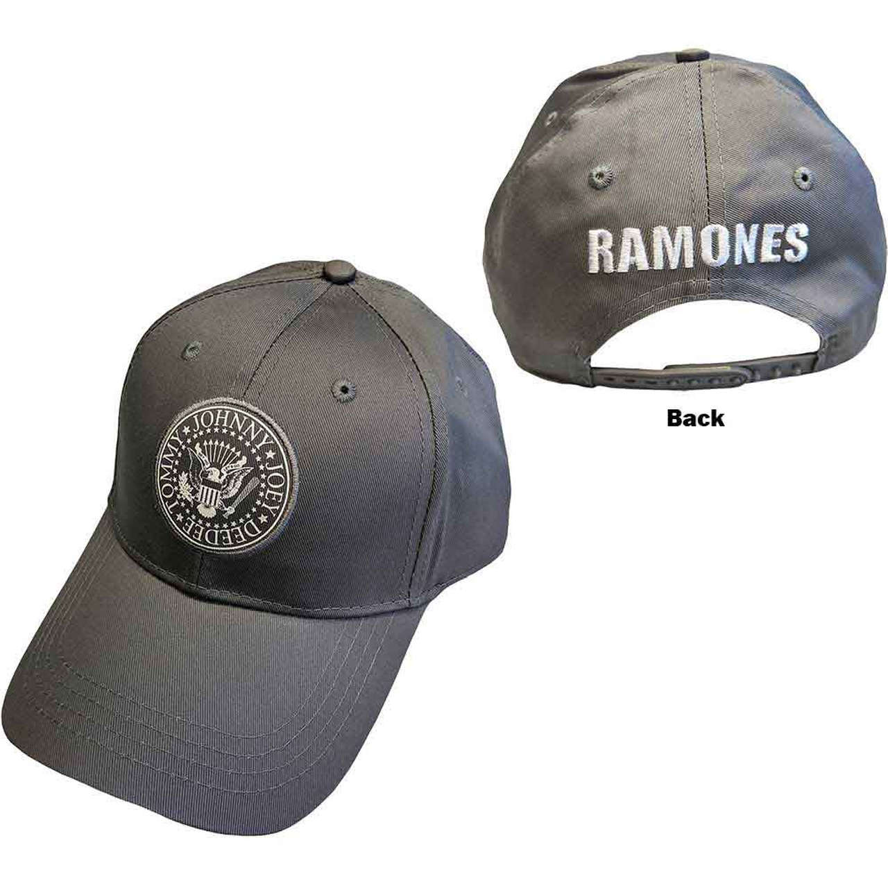 Ramones - Seal Logo (Grey) (Cap)