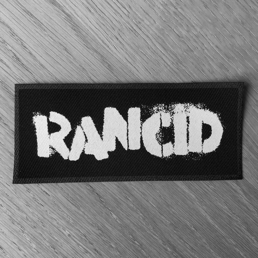 Rancid - White Logo (Printed Patch)