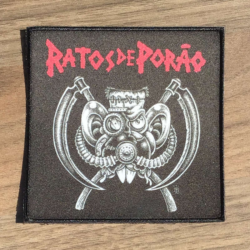 Ratos de Porao - Red Logo (40 Anos) (Printed Patch)