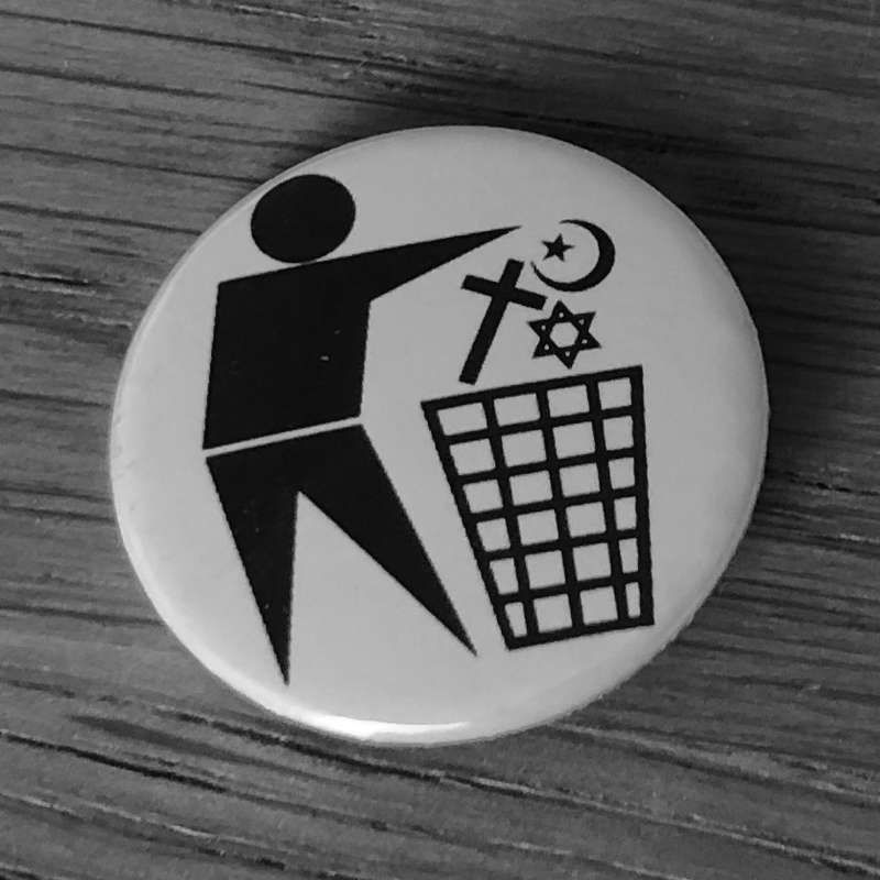 Religious Rubbish (White) (Badge)