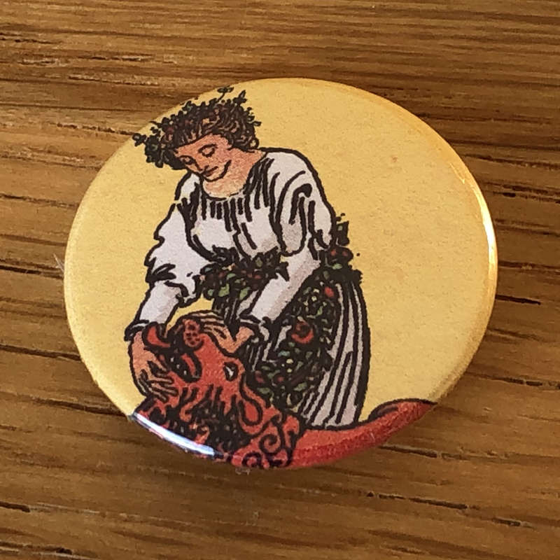Rider-Waite Tarot (Strength) (Badge)