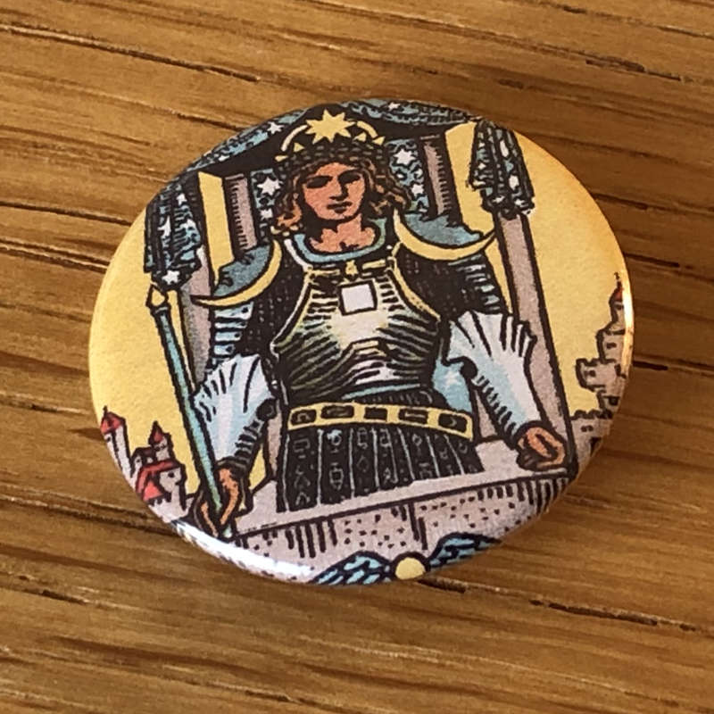 Rider-Waite Tarot (The Chariot) (Badge)