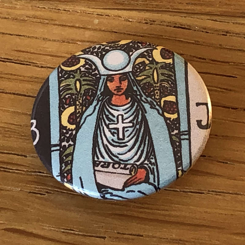 Rider-Waite Tarot (The High Priestess) (Badge)