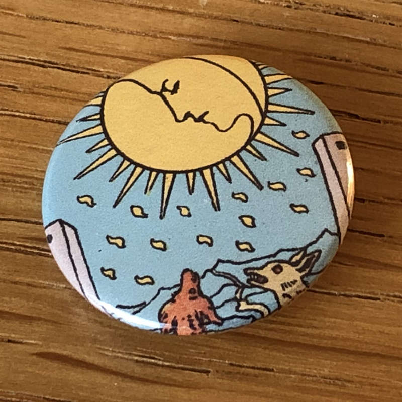 Rider-Waite Tarot (The Moon) (Badge)